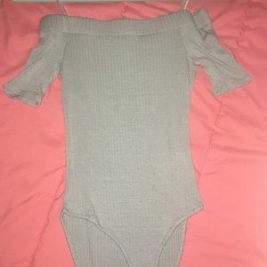 Off the shoulder body suit